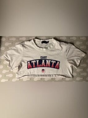 Crop top lot: adidas XS, pretty little thing S